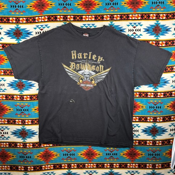 Harley-Davidson‎ Graphic T-Shirt Motorcycle Biker Tee 2X - Picture 1 of 8